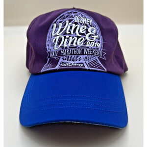 NEW Epcot Disney World‎ wine and dine 2019 half marathon baseball hat cap